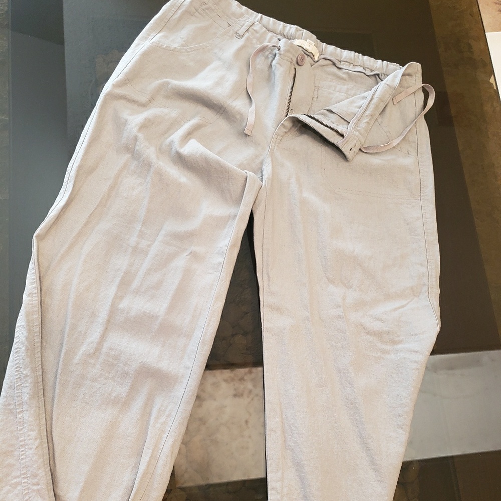 Grey Linen Psnts